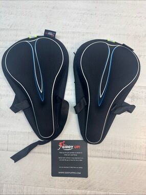 Set of 2 Giddy Up!Bike Seat Cover - Extra Soft Bike Saddle Gel Cushion men/women